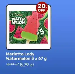 Biedronka Marletto Lody Watermelon 5 x 67 g oferta