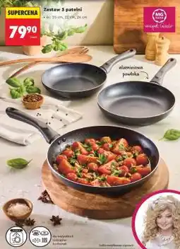 Biedronka Zestaw 3 patelni oferta