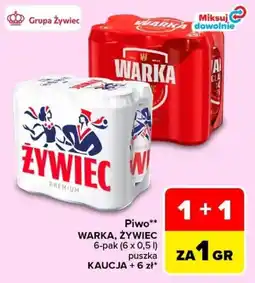 Carrefour Piwo Warka, Żywiec oferta