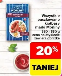 Carrefour Kiełbasa Morlinska z czerwonej oferta
