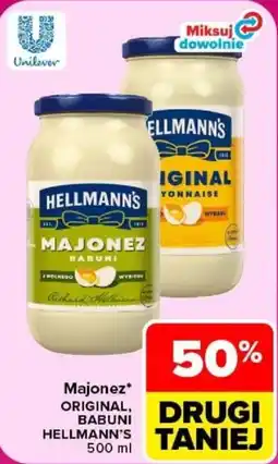 Carrefour Majonez Original Babuni Hellmann's oferta