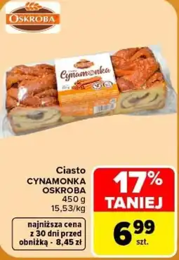 Carrefour Ciasto Cynamonka Oskroba oferta