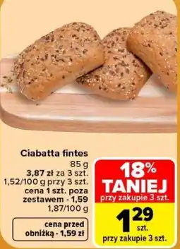 Carrefour Ciabatta fintes oferta