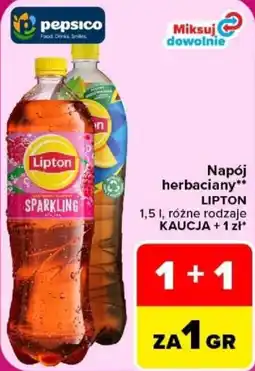 Carrefour Napój herbaciany LIPTON oferta