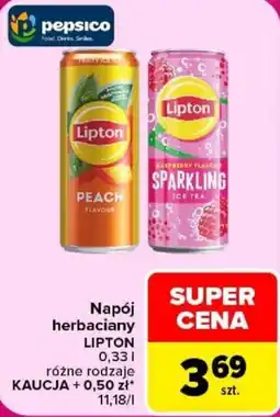 Carrefour Napój herbaciany LIPTON oferta