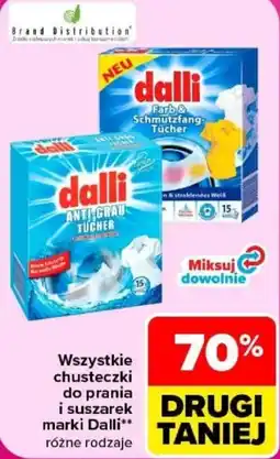 Carrefour Chusteczki do prania i suszarek marki Dalli oferta