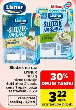 Carrefour Śledzik na raz Lisner oferta