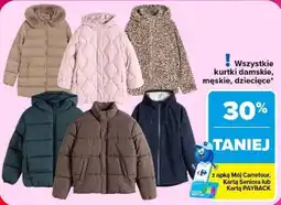 Carrefour Wszystkie kurtki damskie, męskie, dziecięce oferta