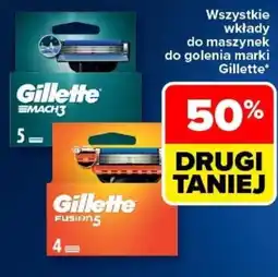 Carrefour Wszystkie wkłady do maszynek do golenia marki Gillette oferta