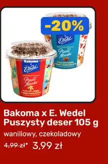 Biedronka Bakoma puszysty deser oferta