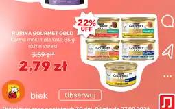 Biedronka Purina Gourmet Gold Karma mokra dla kota oferta