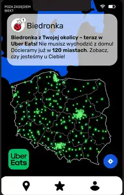 Biedronka Biedronka z Twojej okolicy – teraz w Uber Eats! oferta