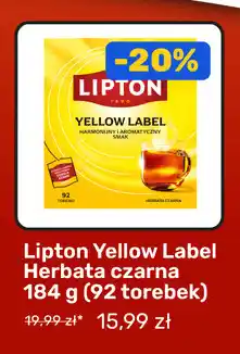 Biedronka Lipton yellow label oferta