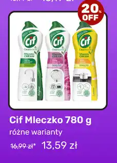 Biedronka Cif mleczko oferta
