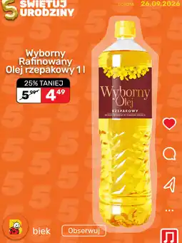 Biedronka Olej rzepakowy oferta