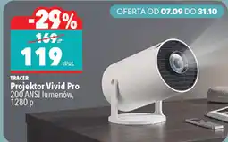 Biedronka Projektor Tracer Vivid Pro 200 ANSI lumenów, 1280 p oferta