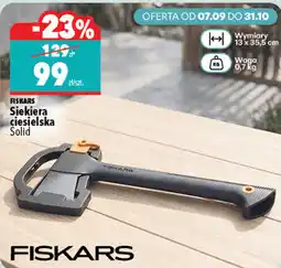 Biedronka Siekiera ciesielska Fiskars Solid oferta