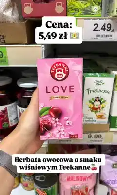 Dino Herbata owocowa Teekanne Love Cherry Dream oferta