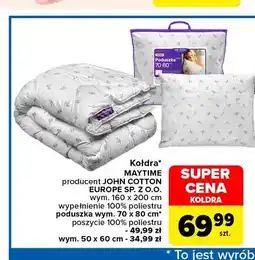 Carrefour Poduszka Maytime John Cotton 50x60 cm oferta