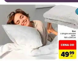 Carrefour Koc z długim włosiem 160x200 cm oferta