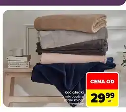 Carrefour Koc gładki z mikropolaru oferta