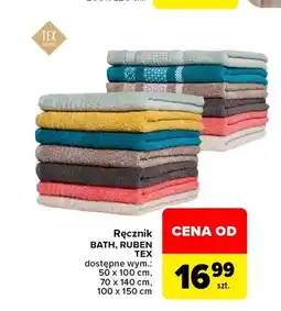 Carrefour Ręcznik Ruben Tex 100x150 cm oferta