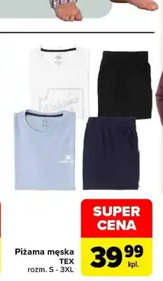 Carrefour Piżama męska TEX oferta