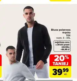 Carrefour Bluza polarowa męska TEX oferta