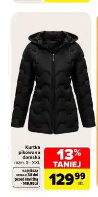 Carrefour Kurtka pikowana damska oferta