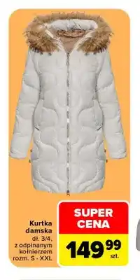 Carrefour Kurtka damska dł. 3/4 z odpinanym kołnierzem oferta