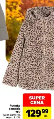 Carrefour Futerko damskie TEX wzór panterka oferta