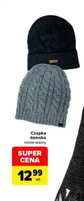 Carrefour Czapka damska oferta