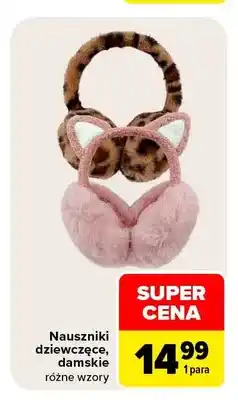 Carrefour Nauszniki dziewczęce oferta