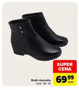 Carrefour Botki damskie oferta