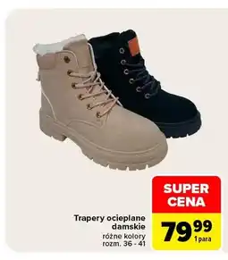 Carrefour Trapery ocieplane damskie oferta