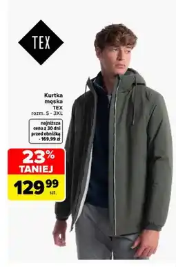 Carrefour Kurtka męska TEX oferta
