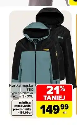 Carrefour Kurtka męska typu narciarska TEX oferta