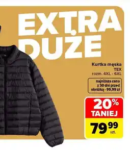 Carrefour Kurtka męska TEX rozm. 4XL - 6XL oferta