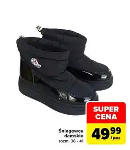 Carrefour Śniegowce damskie oferta