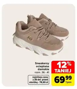 Carrefour Sneakersy ocieplane damskie oferta