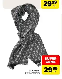 Carrefour Szal męski gładki oferta