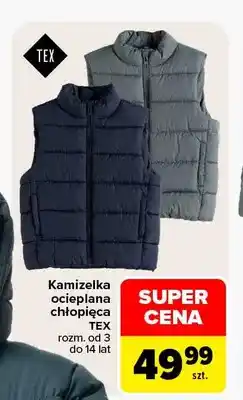Carrefour Kamizelka ocieplana chłopięca TEX oferta