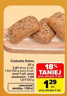 Carrefour Ciabatta fintes oferta