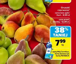 Carrefour Gruszki czerwone oferta