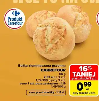 Bułka ziemniaczana pszenna Carrefour