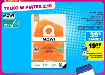 Łosoś wędzony MOWI plastry