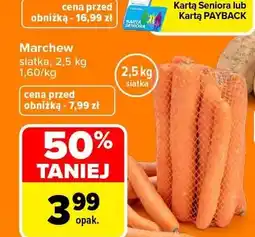 Carrefour Marchew siatka oferta