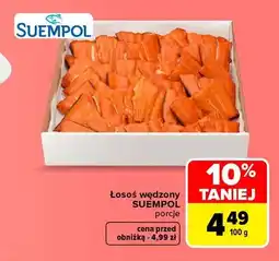 Carrefour Łosoś wędzony porcje Suempol oferta