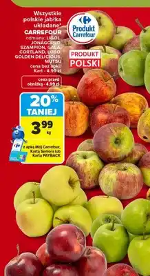 Carrefour Jabłka polskie układane Carrefour oferta