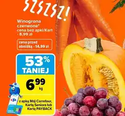 Carrefour Winogrona czerwone oferta